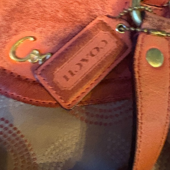 Coach Ashley Dotted C Signature Sateen Shoulder Bag Purse - Picture 9 of 10